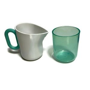 Lovevery | Grooved pitcher and plastic glass
